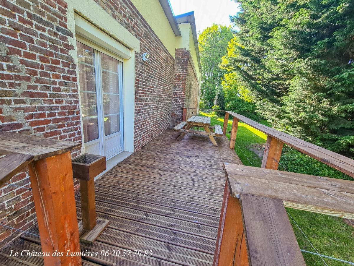 Chateau Des Lumieres Gite Et Gite Insolite Saint-Blimont Exterior foto